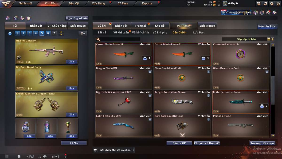 shop acc cf uy tin gia re